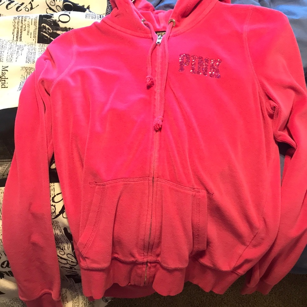PINK zip up jacket!
